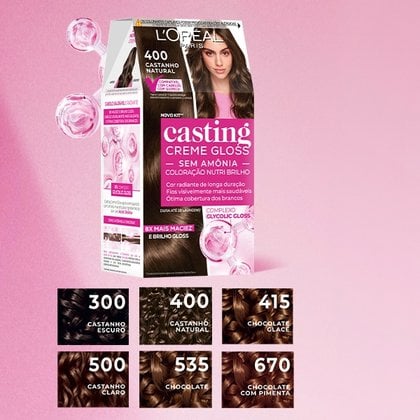 Familia Castanhos Casting Creme Gloss Glycolic Gloss