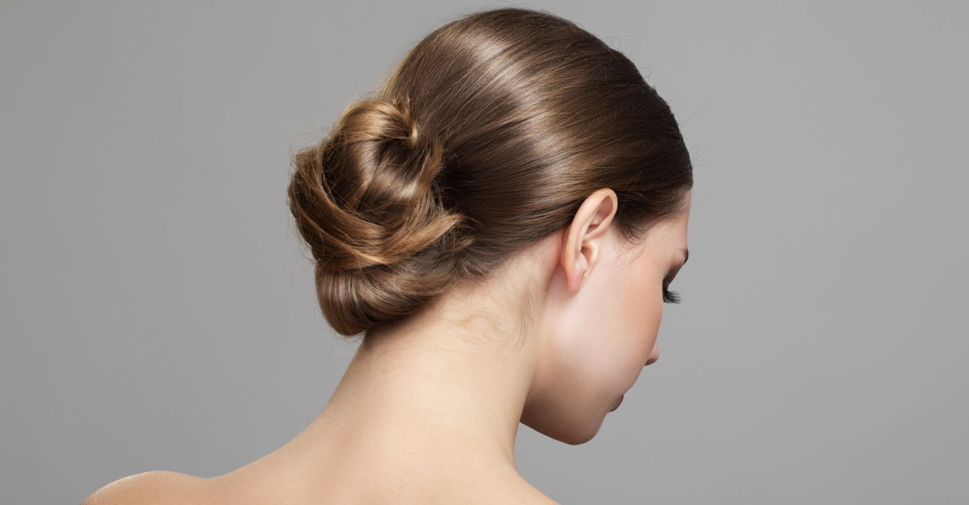 Penteado Preso Coque Baixo