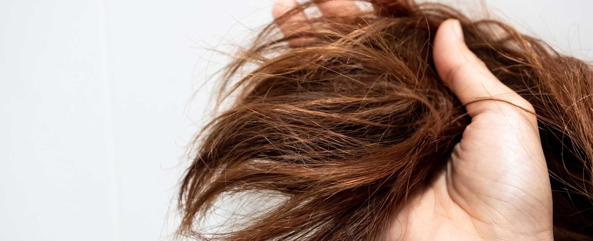 Imagem mostrando cabelo danificado