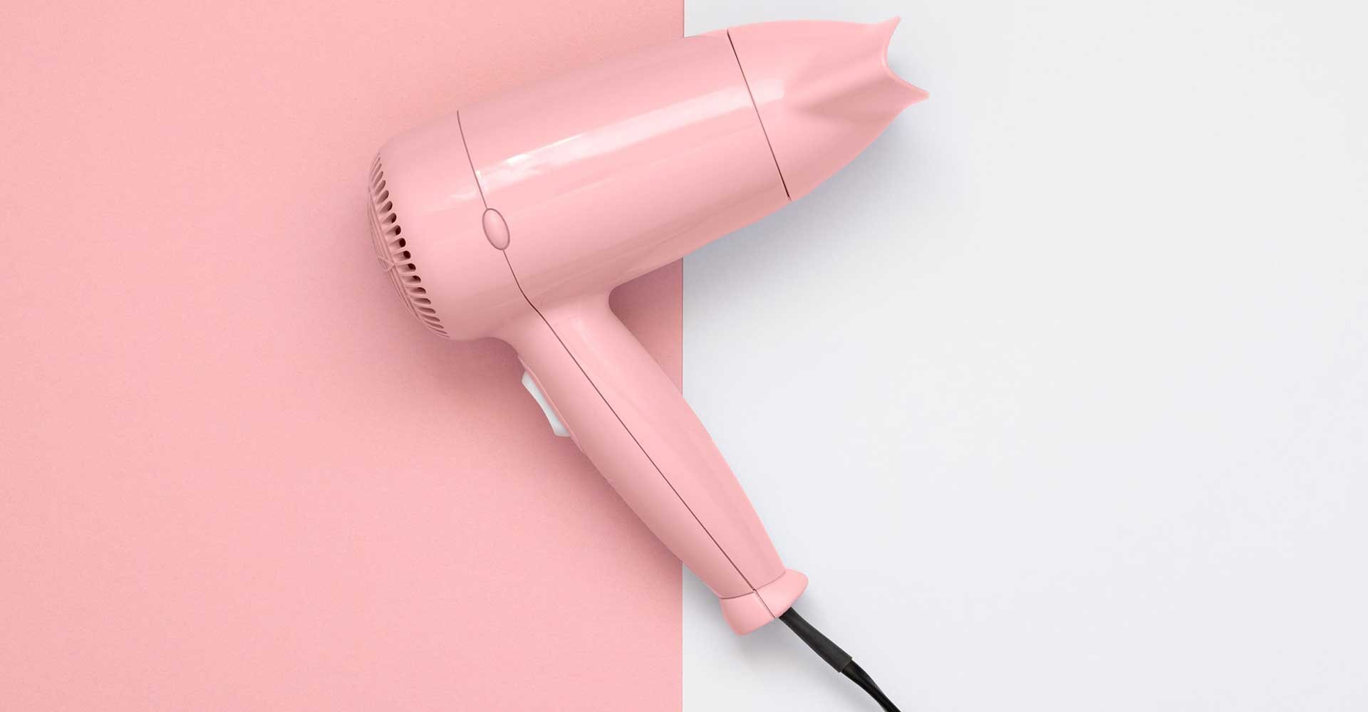 Imagem de um secador rosa