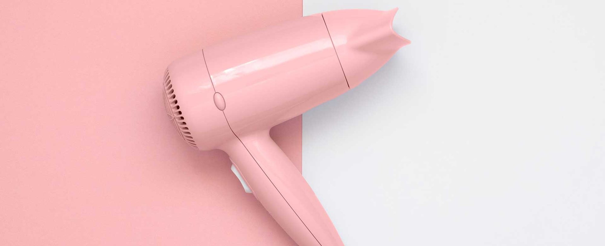Imagem de um secador rosa