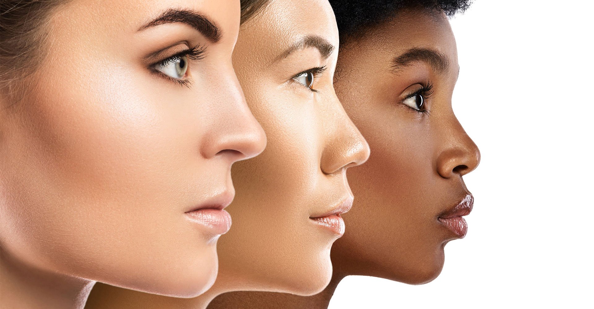 Trio De Modelos De Diferentes Etnias