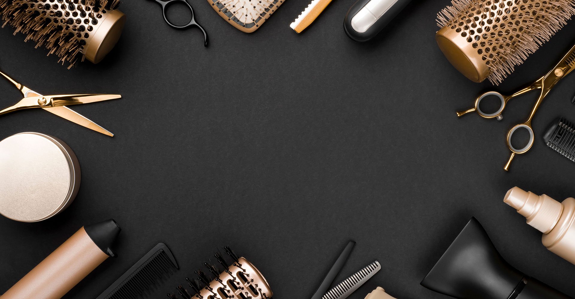 Imagem De Varios Artefatos Para Cabelo