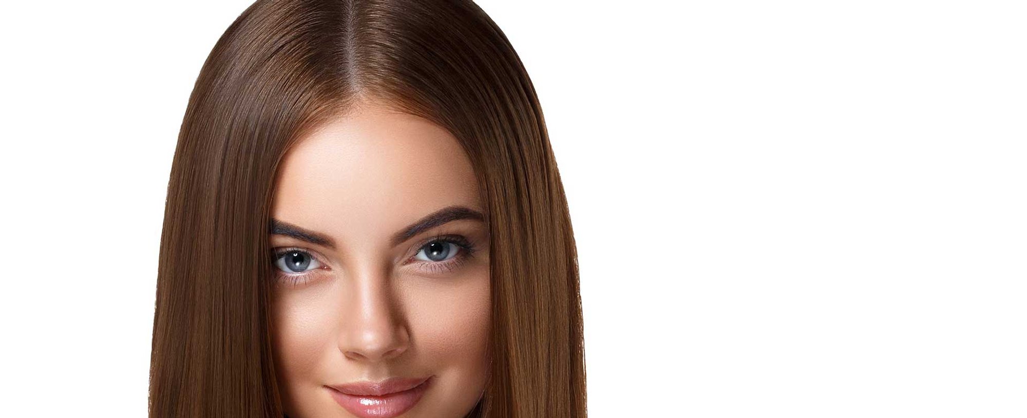 Modelo Com Cabelo Castanho