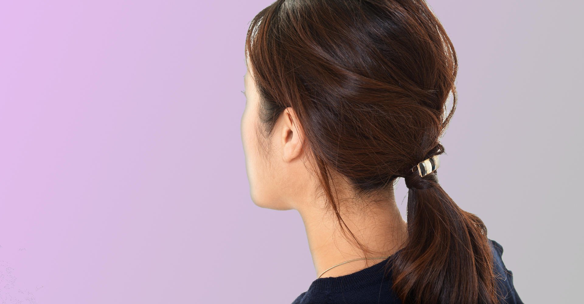 4854 Hair Cuff Rabo De Cavalo Preso Por Acessorio De Metal E Tendencia