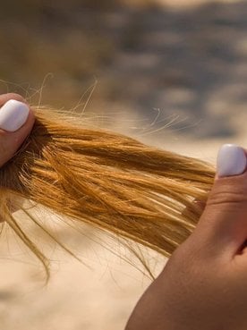 Imagem De Um Cabelo Quebrado