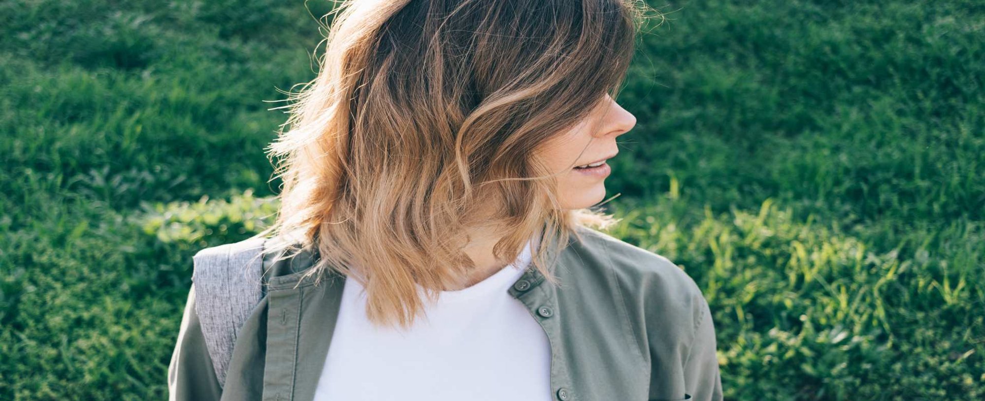 Modelo Com Cabelo Mdio
