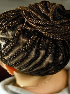 Modelo Negra Com Tranca Box Braids