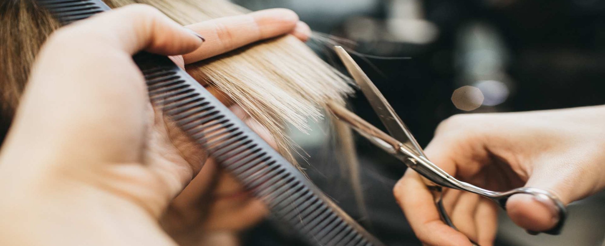 Profissional Cortando Cabelo