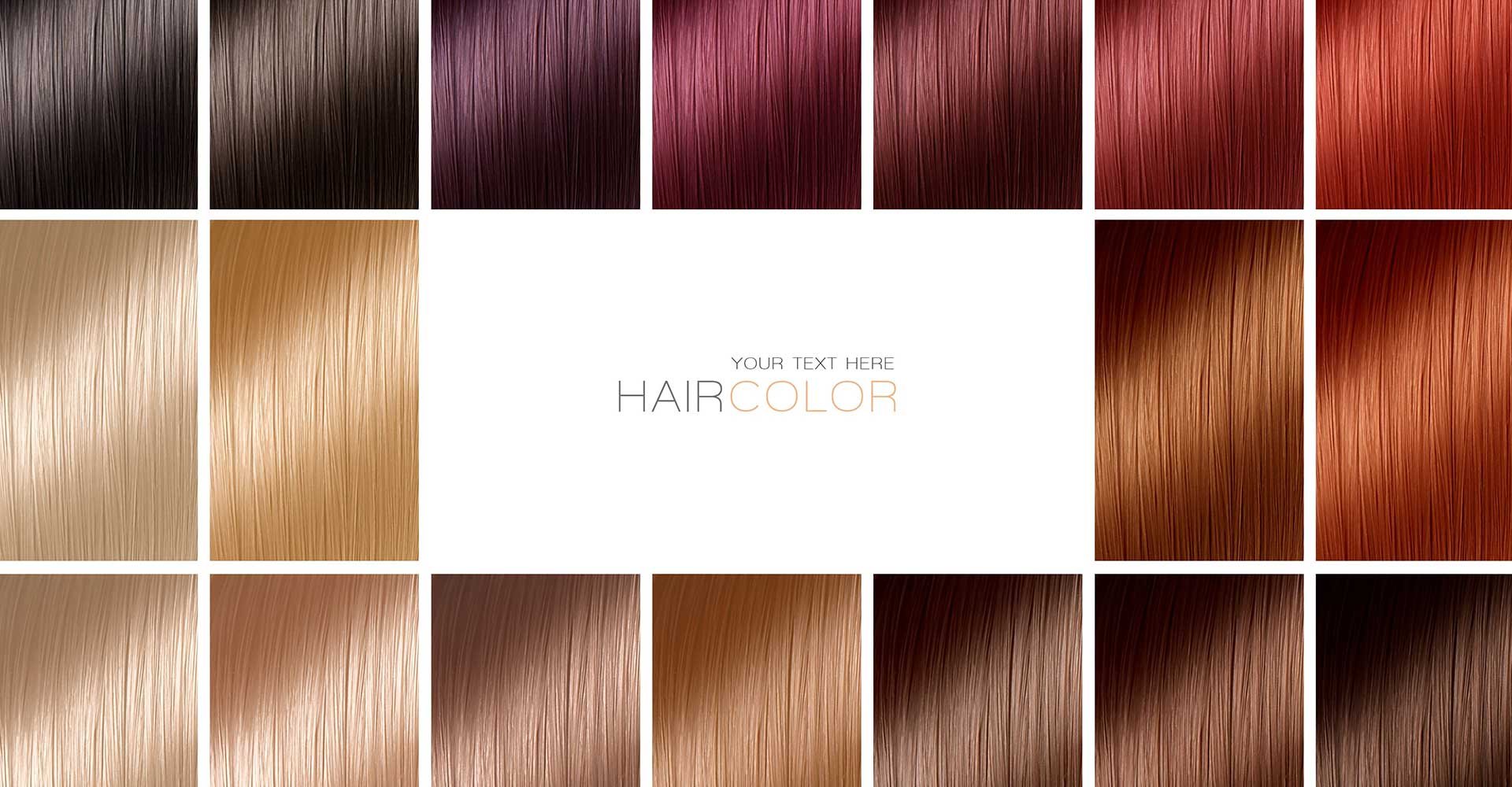 Imagem Mostrando Diferentes Cores De Cabelo