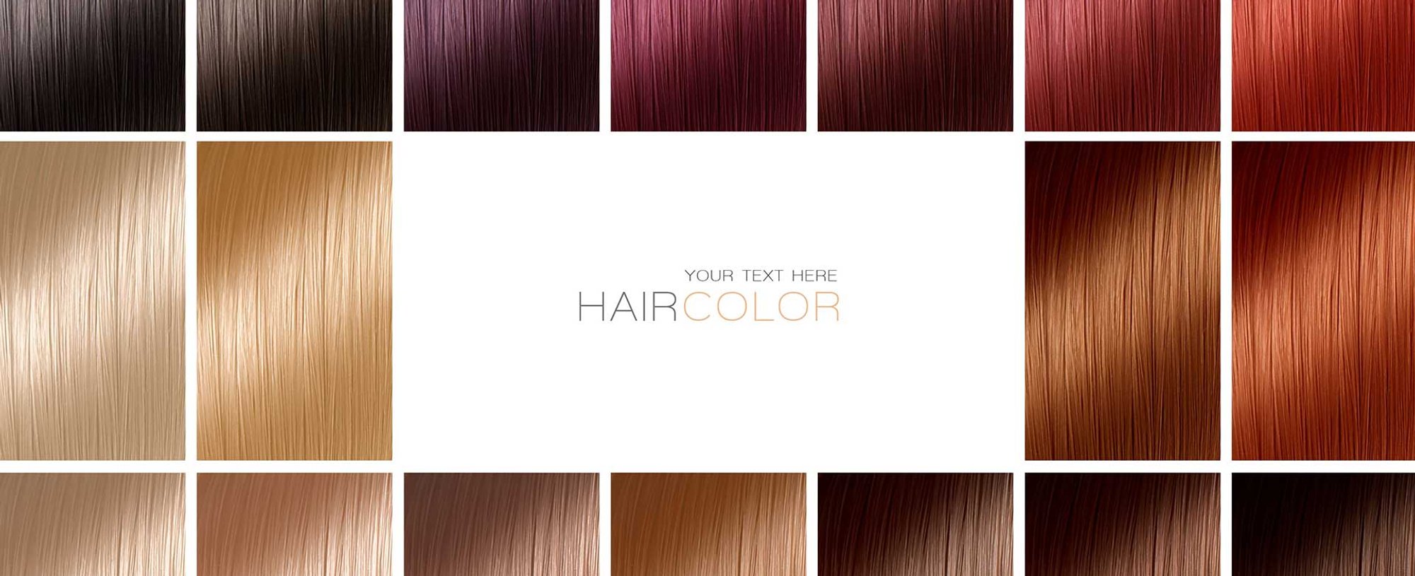 Imagem Mostrando Diferentes Cores De Cabelo