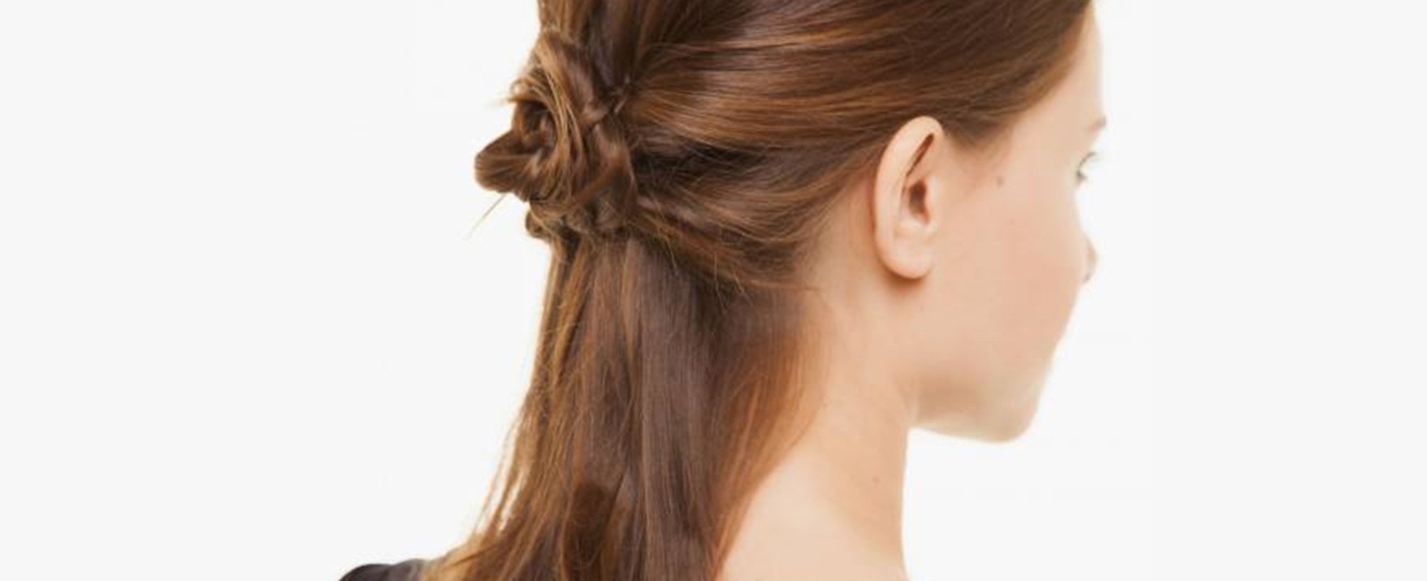 1375 Mulher Com Penteado Semi Preso
