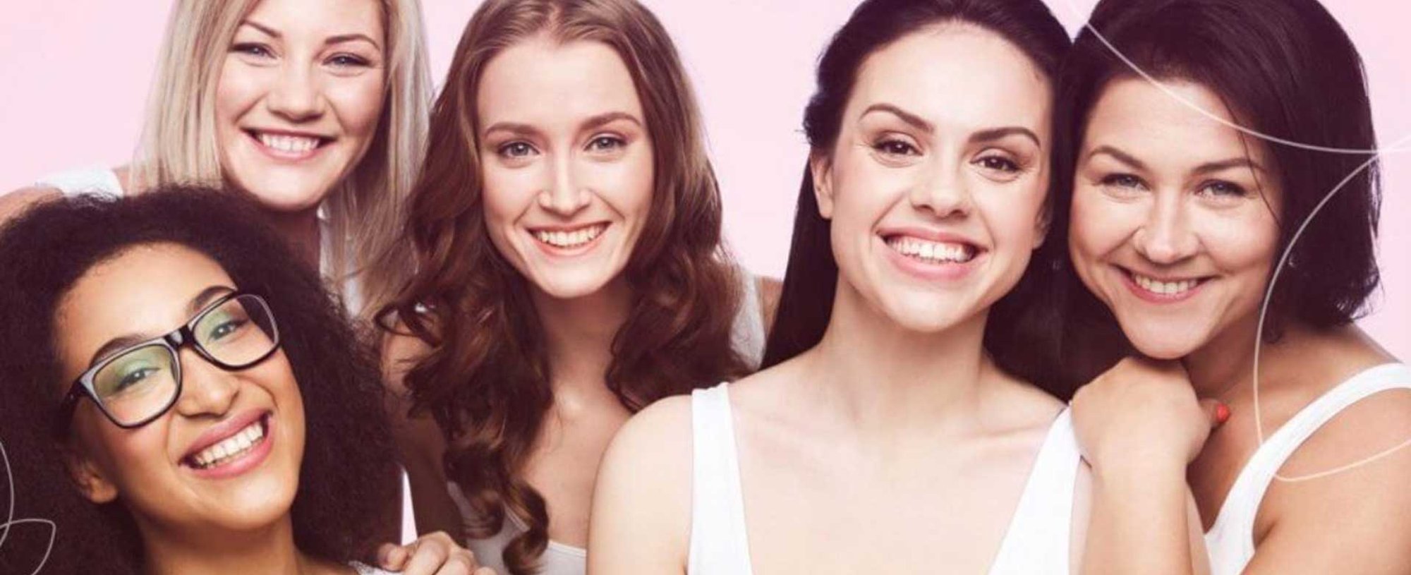 Diversas Mulheres Com Diferentes Tons De Pele E Cabelos