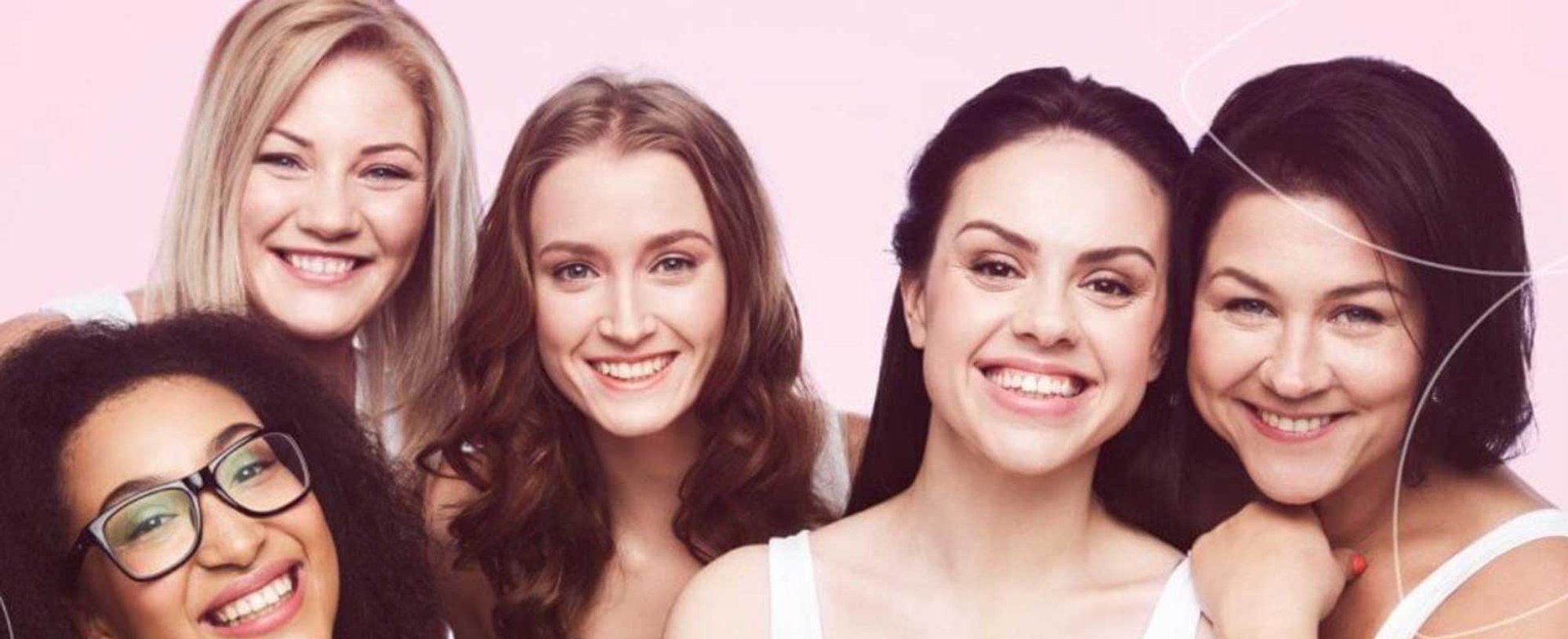 Diversas Mulheres Com Diferentes Tons De Pele E Cabelos