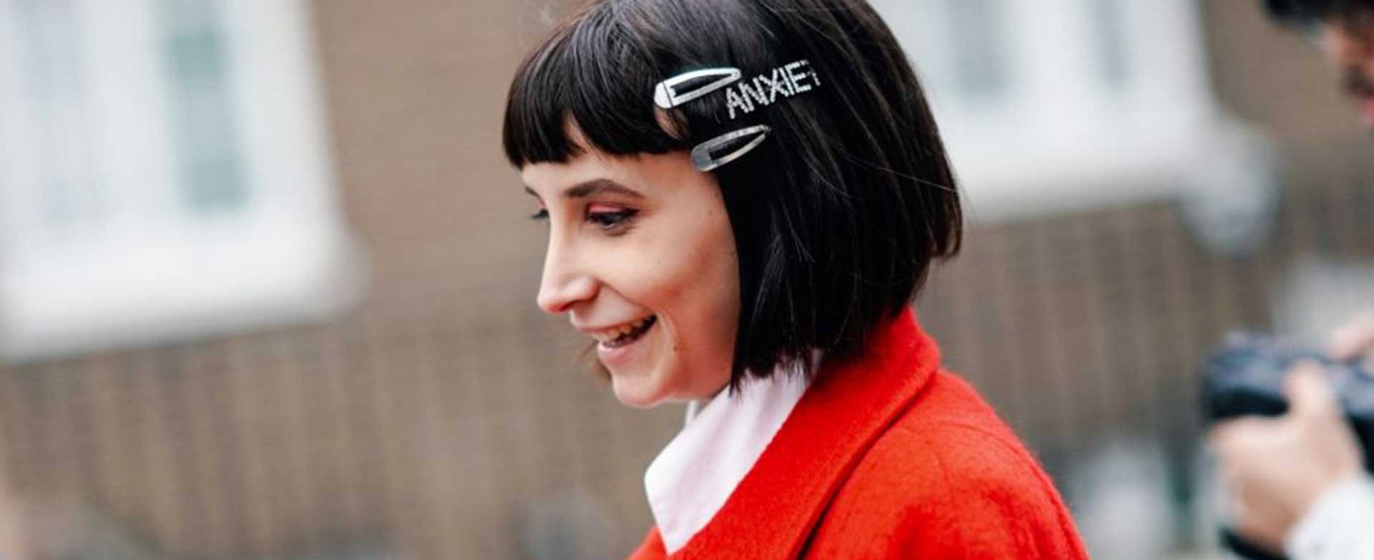 Modelo Com Cabelo Curto E Futurista