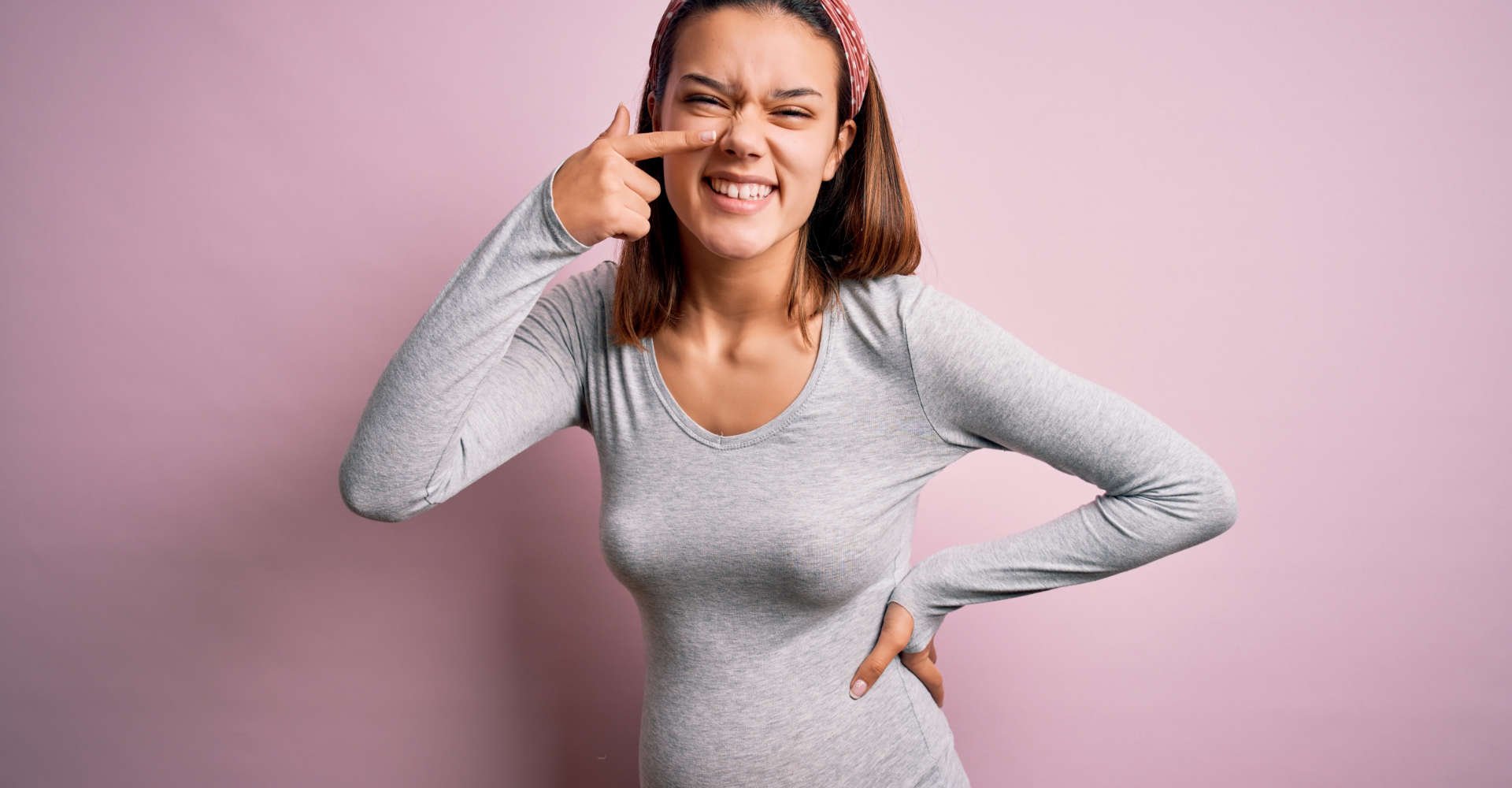 mulher grávida com espinha