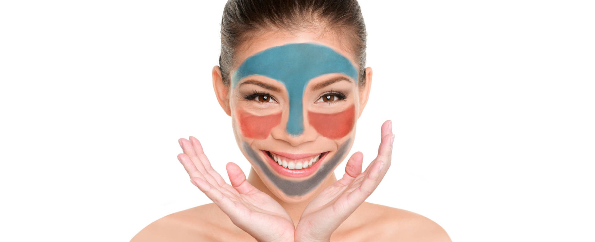 mulher utilizando máscaras de beleza