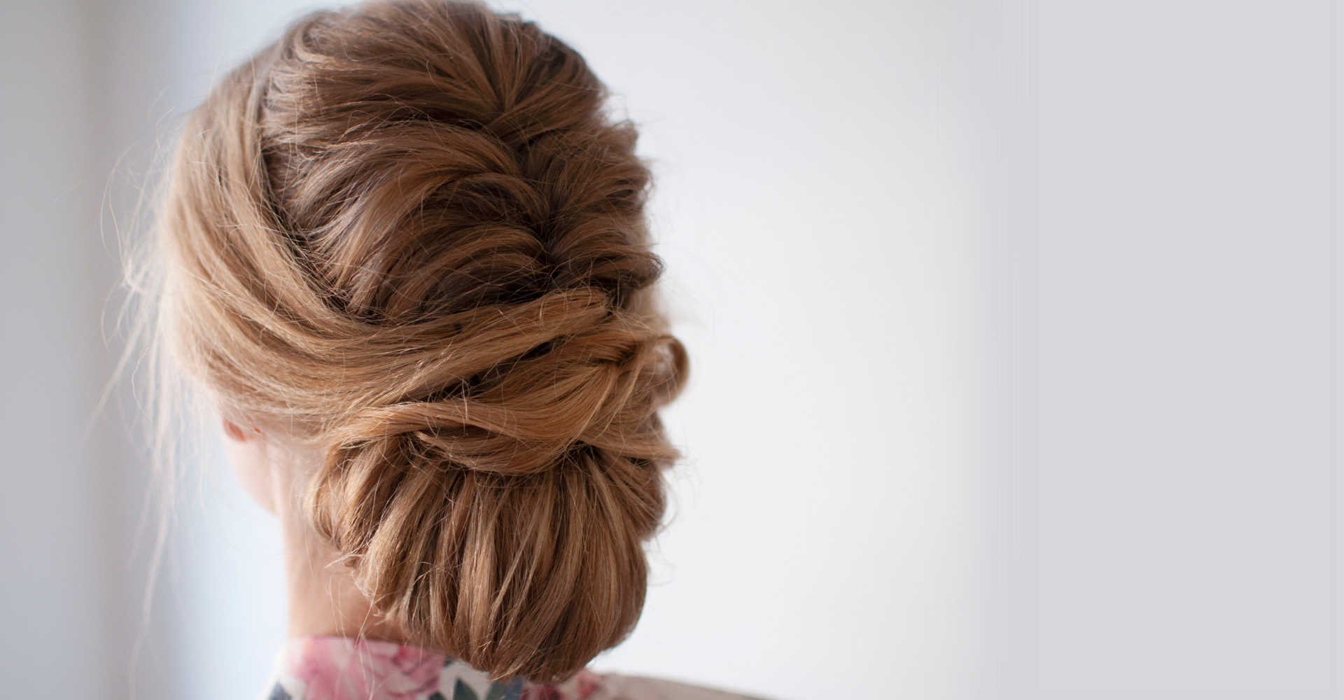 Imagem de um coque trançado