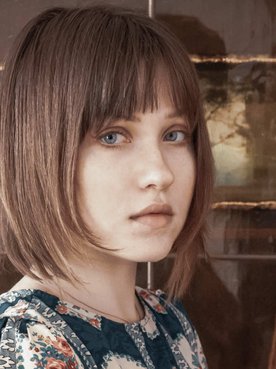 2941 Corte Stone Conheca A Tendencia Retro De Cabelo Bob Arredondado Com Franja Reta
