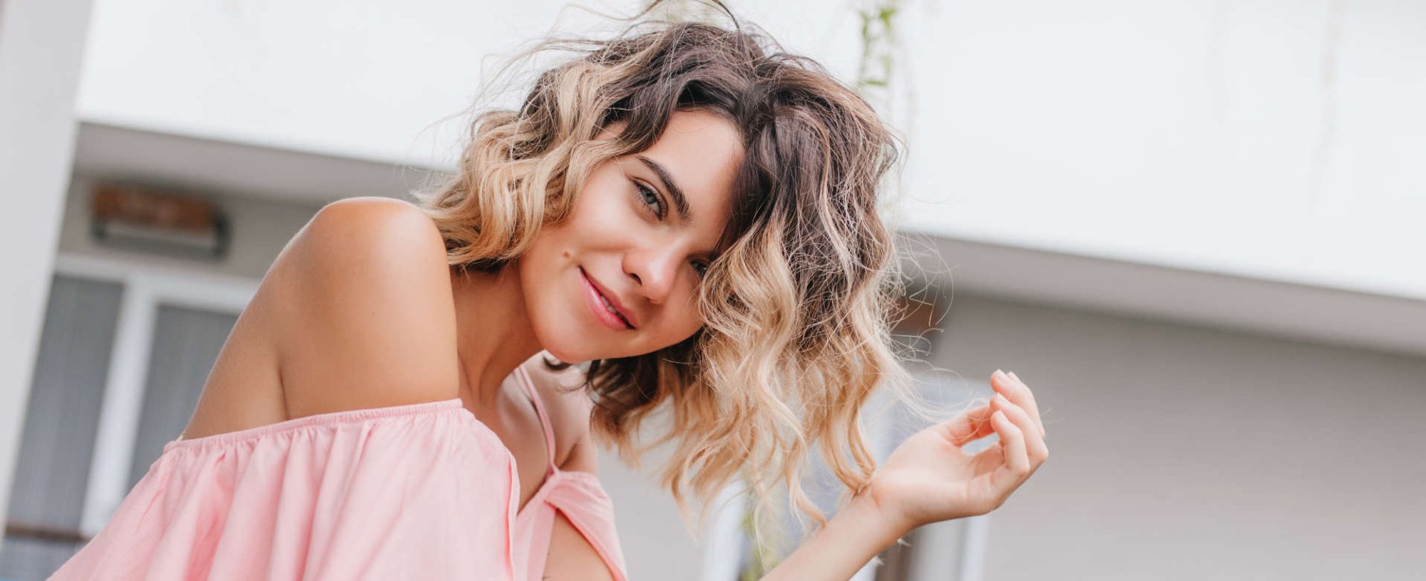 3216 Cabelo Cacheado Com Mechas