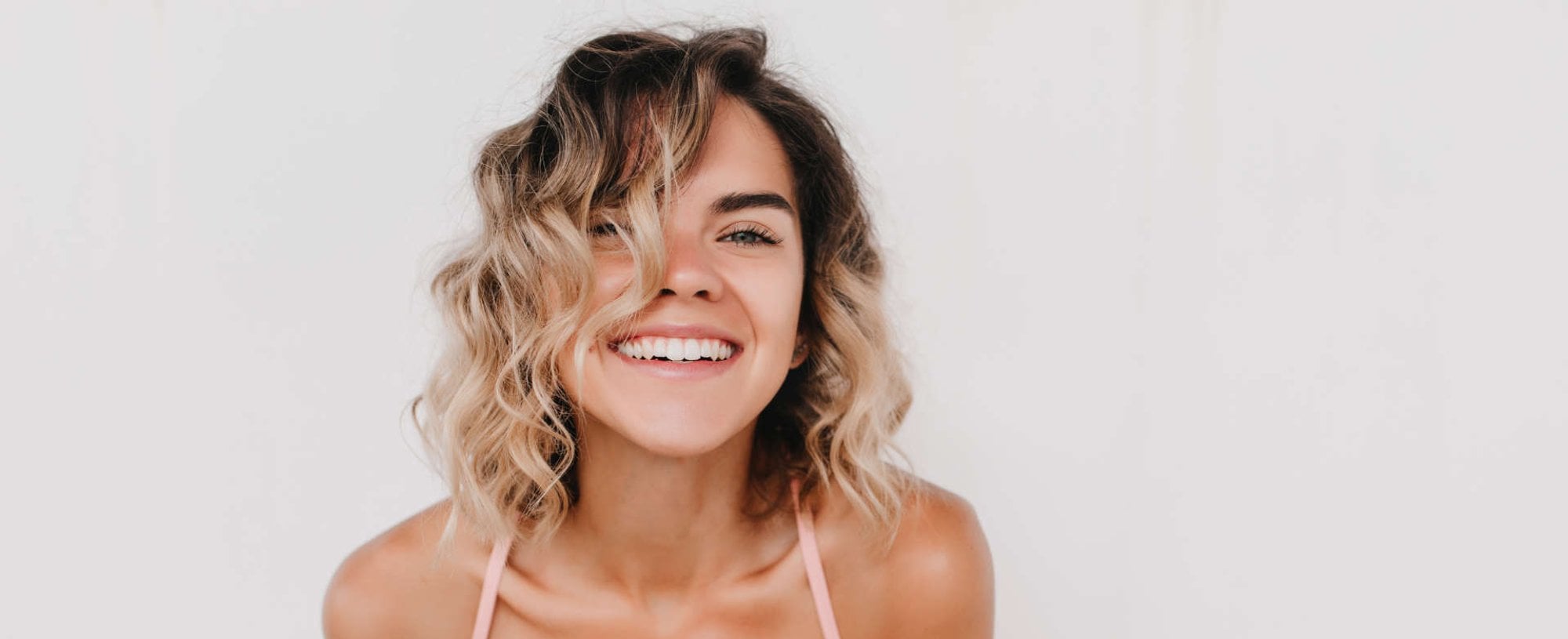 Cabelo curto com mechas