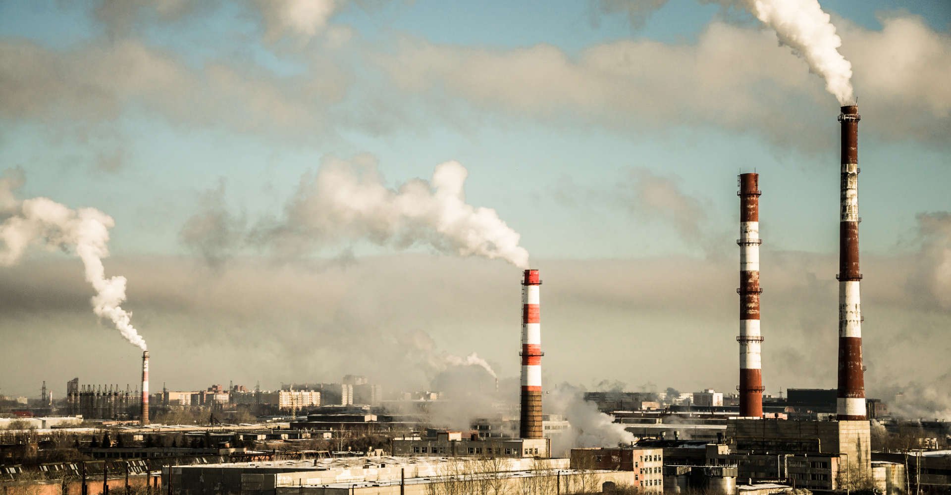 poluição de uma cidade