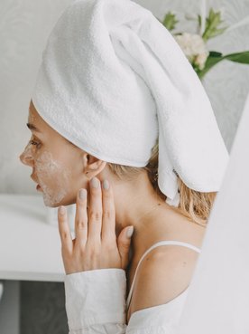 Hidratacao Rosto Mulher Pele Branca