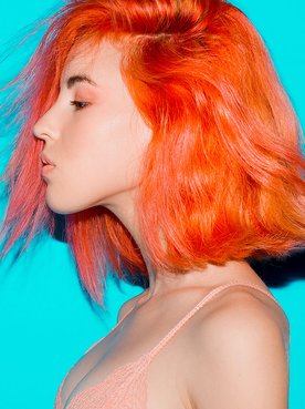 Mulher Com Cabelo Alaranjado