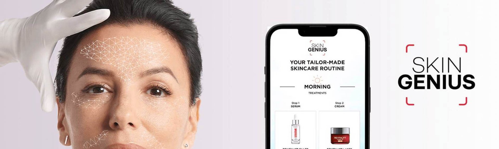 Imagem banner mostrando a nova versão do Skin Genius | L'Oréal Paris