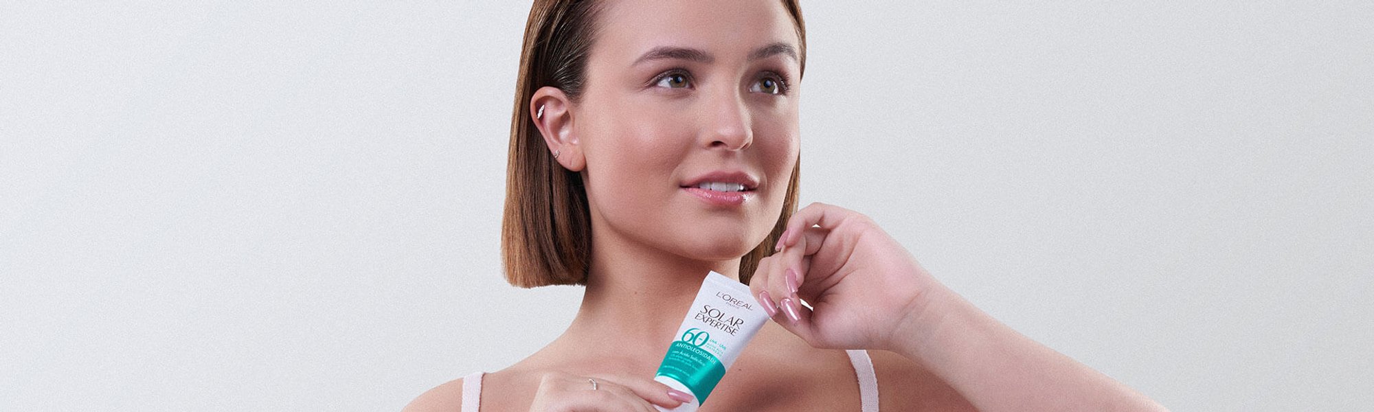 Imagem banner | Larissa Manoela com o Solar Expertise | L'Oréal Paris
