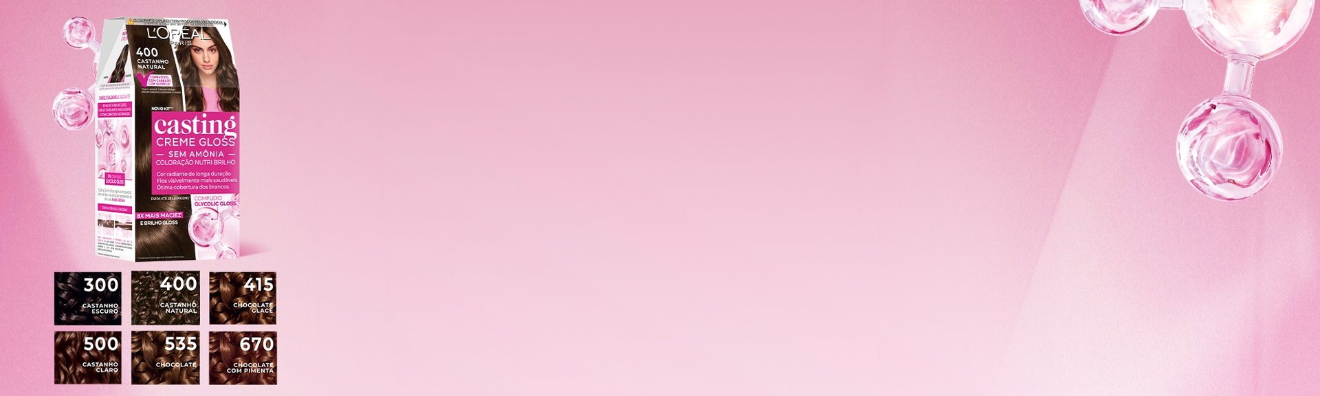 Familia Castanhos Casting Creme Gloss Glycolic Gloss