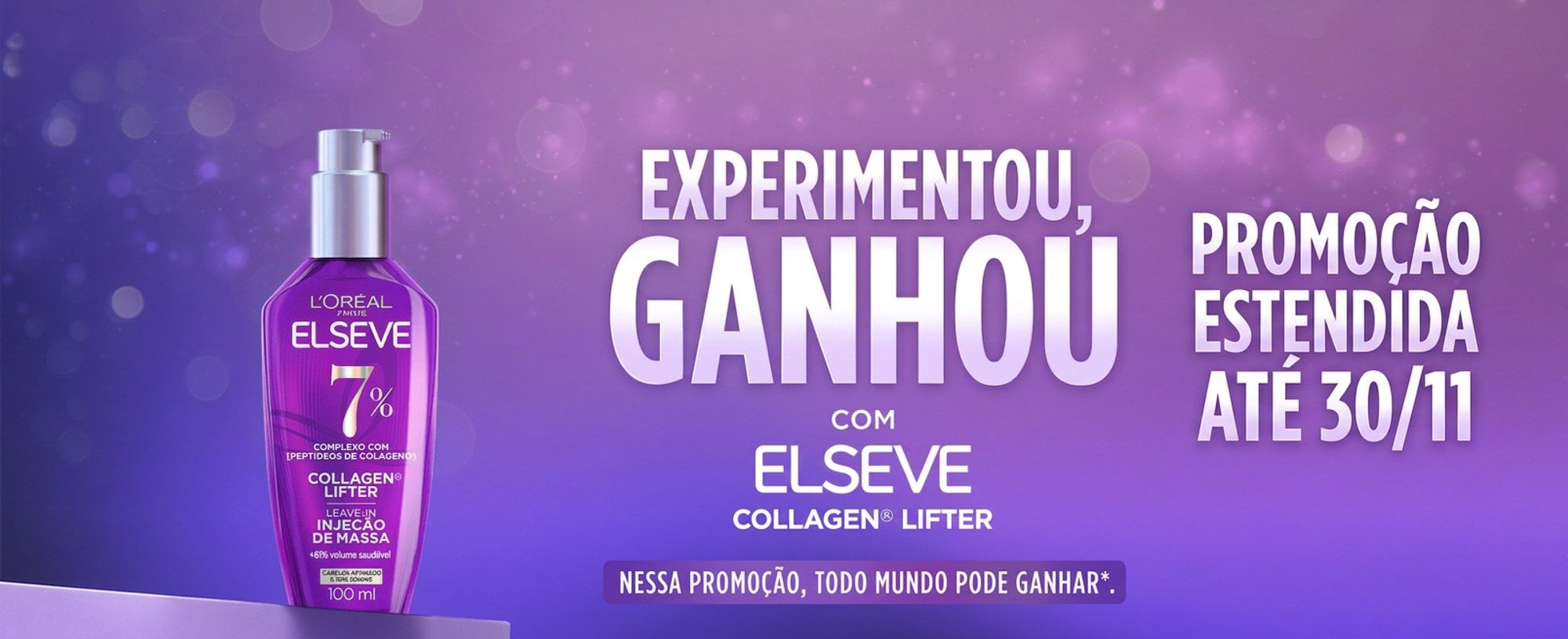 L'Oréal Paris - Promoção experimentou, ganhou! - ATÉ O DIA 30/11