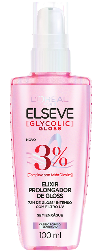 Sérum Elixir Prolongador de Gloss 100ml | Glycolic Gloss | L'Oréal Paris