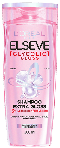 Imagem Shampoo Extra Gloss Glycolic Gloss Packshot