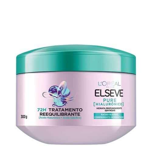 Imagem 72H' Tratamento Reequilibrante 300g | Packshot Galeria | Pure Hialurônico | L'Oréal Paris