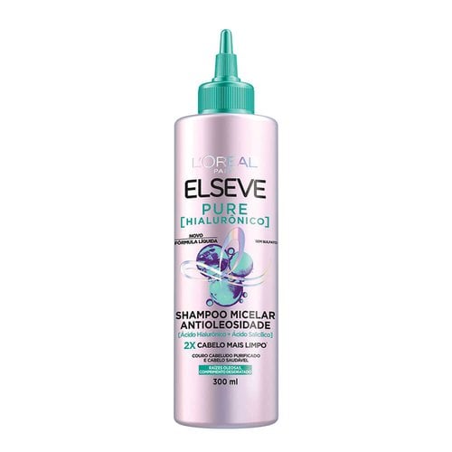 Imagem Shampoo Micelar Antioleosidade 300ml | Packshot Galeria | Pure Hialurônico | L'Oréal Paris