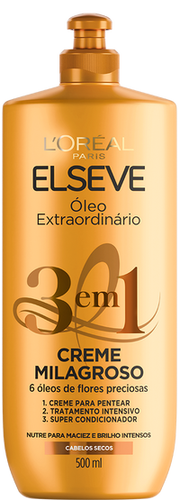 Imagem Creme Milagroso 3 em 1 | Packshot | Óleo Extraordinário