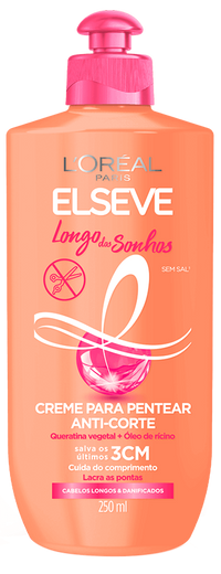Pack Creme Para Pentear Creme Anti Corte Longo Dos Sonhos 250ml