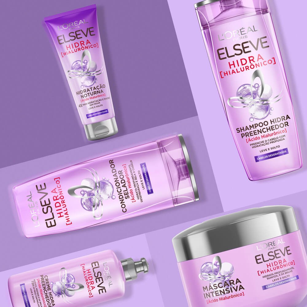 Home Cabelo Cuidados com o cabelo Elseve Hidra Hialurônico