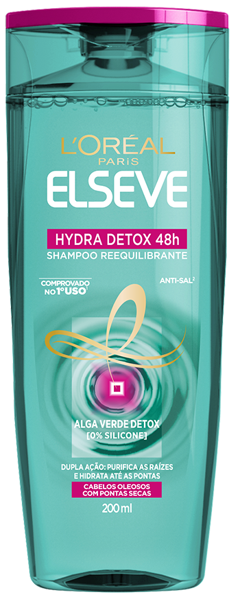Elseve Hydra Detox 48H Shampoo Reequilibrante