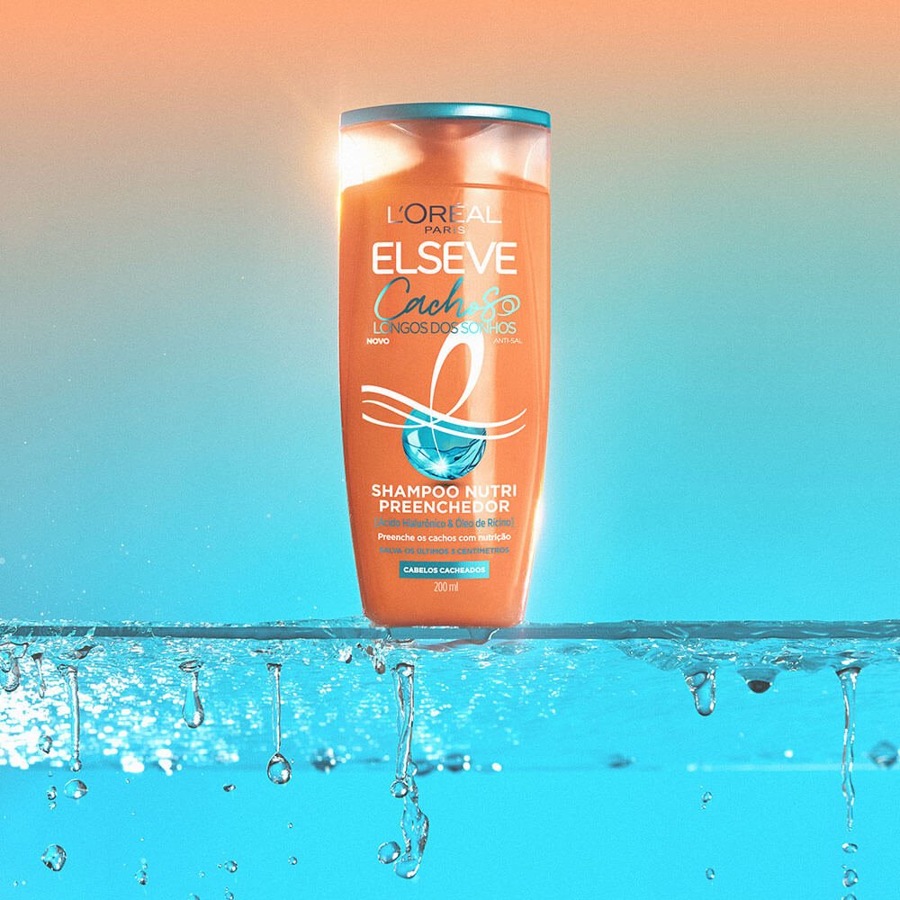 Imagem Shampoo Nutri Preenchedor Elseve Cachos Longo Dos Sonhos 200ml Ambientado | L'Oréal Paris