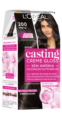 Casting Creme Gloss Glycolic Gloss 200 Preto 1 V2