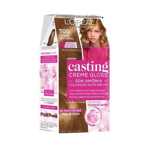 Casting Creme Gloss Glycolic Gloss 700 Louro Natural 1