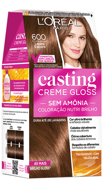 Creme Gloss Cor 600 Louro Escuro L'Oréal