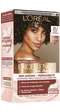 Embalagem de tintura L'Oréal Excellence Sem Amônia, tom 2U Preto Universal. Produto enriquecido com peptídeos de colágeno, garantindo 8x menos quebra.