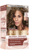 Embalagem de tinta de cabelo L'Oréal Excellence Sem Amônia, tom 5U Castanho Claro Universal. Promove triplo cuidado, 100% de cobertura e 8x menos quebra.