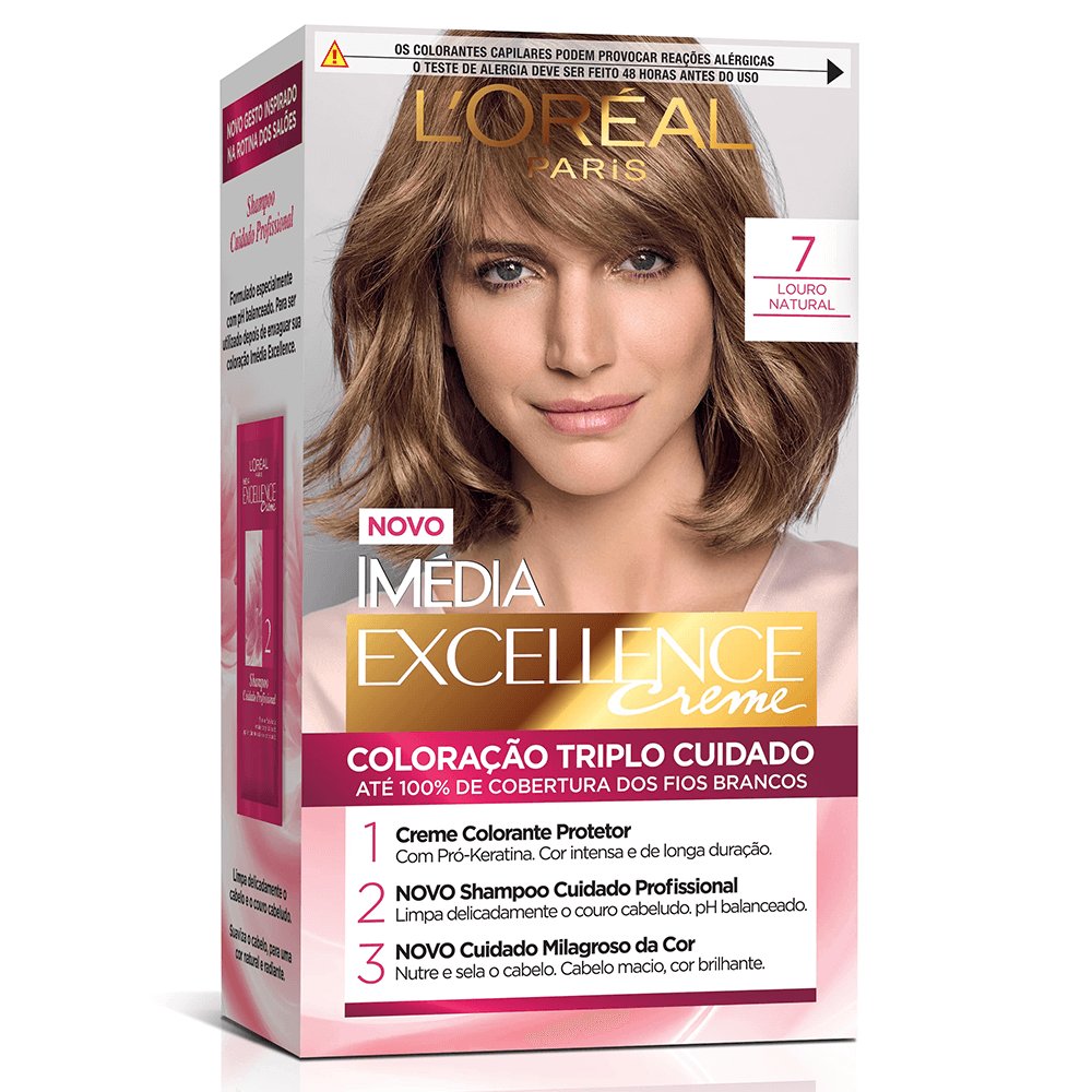 Imédia Excellence Cor 7 Louro Natural I L'Oréal