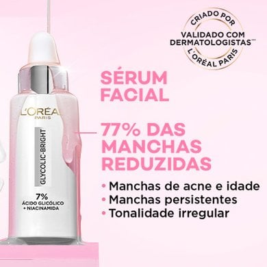 Imagem Séum Facial | Glycolic Bright | L'Oréal Paris