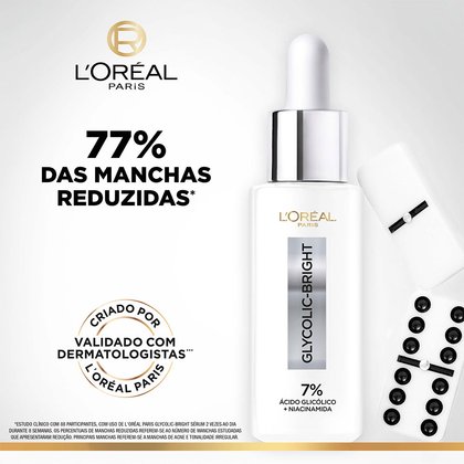 Imagem Sérum Anti-Marcas | Redução de manchas | Glycolic - Bright | L'Oréal Paris