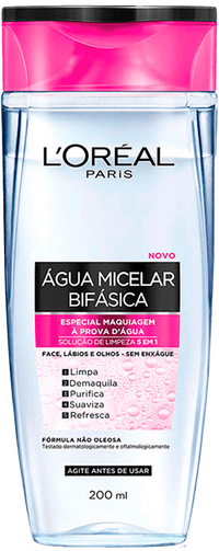 Imagem Água Micelar Bifásica 200ml | Packshot | L'Oréal Paris